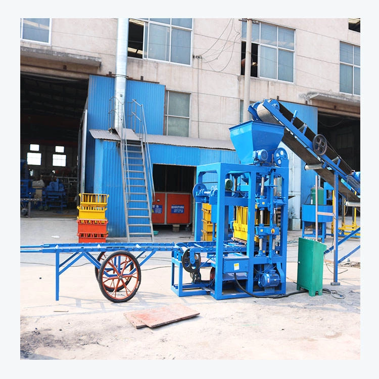 QTJ4-26 Hf Industry Semi Automatic Cement Concrete Hollow Block Making Machine