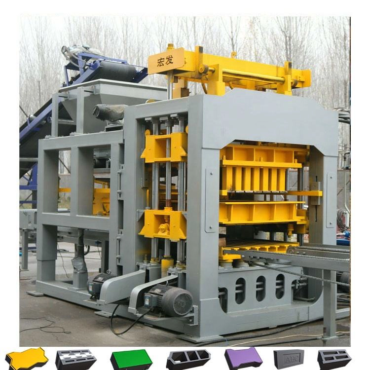 QT8-15 concrete press brick slab machine making block concrete