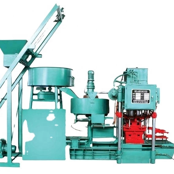 SMY8-128 cement roof tile making machinery tile brick machine floor tile machine