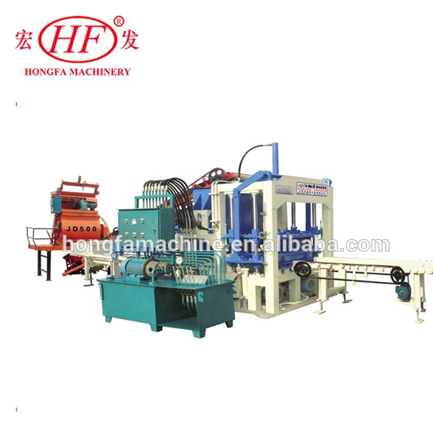 Qt4-20c Semi-automatic Hydraulic Concrete Hollow Pavers Block Making Machine