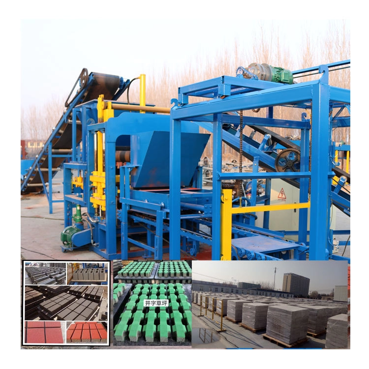 QT4-15S concrete hollow solid block making machine price in Ghana
